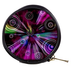 Fractal Circles Abstract Mini Makeup Bag