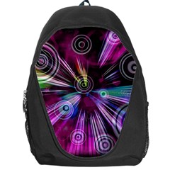 Fractal Circles Abstract Backpack Bag