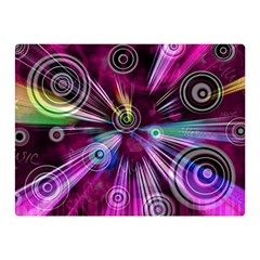 Fractal Circles Abstract Double Sided Flano Blanket (mini) 