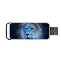 Astrology Zodiac Lion Portable Usb Flash (two Sides) by Mariart