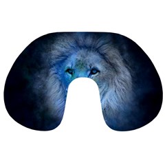 Astrology Zodiac Lion Travel Neck Pillow by Mariart