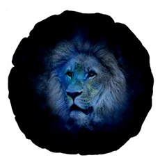 Astrology Zodiac Lion Large 18  Premium Flano Round Cushions