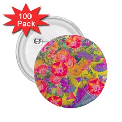 Red Liana Flower 2 25  Buttons (100 Pack)  by DinkovaArt