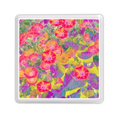 Red Liana Flower Memory Card Reader (square) by DinkovaArt