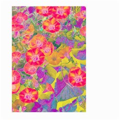 Red Liana Flower Large Garden Flag (two Sides) by DinkovaArt