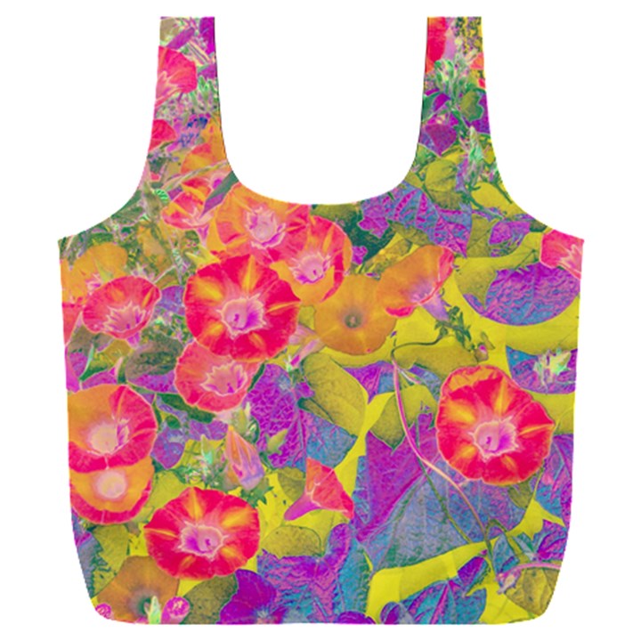 Red Liana Flower Full Print Recycle Bag (XXL)