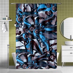 Marginata Flowers  Shower Curtain 48  X 72  (small)  by DinkovaArt