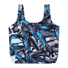 Marginata Flowers  Full Print Recycle Bag (l) by DinkovaArt