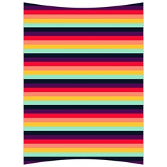 Contrast Rainbow Stripes Back Support Cushion by tmsartbazaar