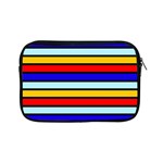 Red And Blue Contrast Yellow Stripes Apple iPad Mini Zipper Cases Front