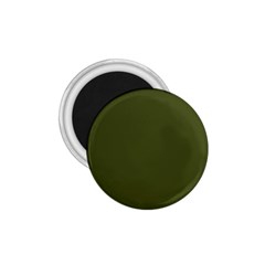 Army Green Solid Color 1 75  Magnets by SpinnyChairDesigns