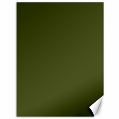 Army Green Solid Color Canvas 36  X 48  by SpinnyChairDesigns