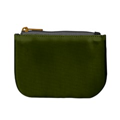 Army Green Solid Color Mini Coin Purse by SpinnyChairDesigns