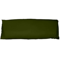 Army Green Solid Color Body Pillow Case Dakimakura (two Sides) by SpinnyChairDesigns