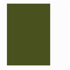 Army Green Solid Color Large Garden Flag (two Sides) by SpinnyChairDesigns