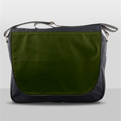 Army Green Solid Color Messenger Bag by SpinnyChairDesigns