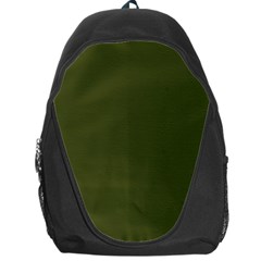 Army Green Solid Color Backpack Bag by SpinnyChairDesigns