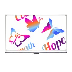 Strength Courage Hope Butterflies Business Card Holder by CHeartDesigns