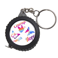 Strength Courage Hope Butterflies Measuring Tape by CHeartDesigns