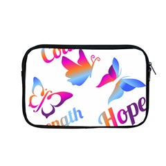 Strength Courage Hope Butterflies Apple Macbook Pro 13  Zipper Case by CHeartDesigns