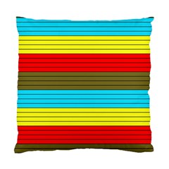 Multicolor With Black Lines Standard Cushion Case (two Sides) by tmsartbazaar