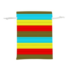 Multicolor With Black Lines Lightweight Drawstring Pouch (s) by tmsartbazaar