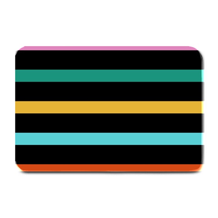 Colorful Mime Black Stripes Plate Mats