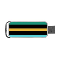 Colorful Mime Black Stripes Portable Usb Flash (two Sides) by tmsartbazaar