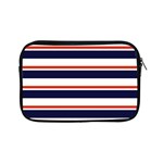 Red With Blue Stripes Apple iPad Mini Zipper Cases Front