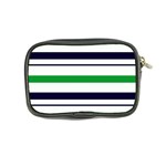 Green With Blue Stripes Coin Purse Back