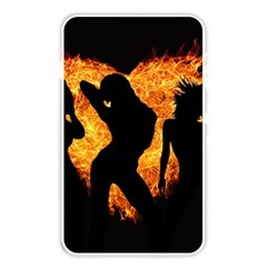 Shadow Heart Love Flame Girl Sexy Pose Memory Card Reader (rectangular) by HermanTelo