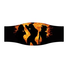 Shadow Heart Love Flame Girl Sexy Pose Stretchable Headband by HermanTelo