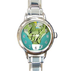 Illustrations Drink Round Italian Charm Watch by HermanTelo