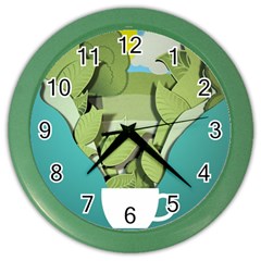 Illustrations Drink Color Wall Clock by HermanTelo