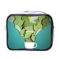 Illustrations Drink Mini Toiletries Bag (one Side)