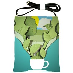 Illustrations Drink Shoulder Sling Bag