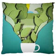 Illustrations Drink Large Cushion Case (two Sides)