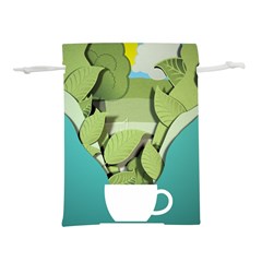 Illustrations Drink Lightweight Drawstring Pouch (l)