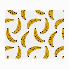 Banana Fruit Yellow Summer Small Glasses Cloth (2 Sides) by Mariart