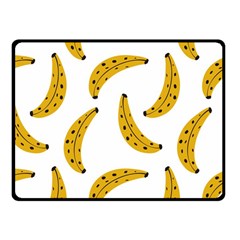 Banana Fruit Yellow Summer Fleece Blanket (small) by Mariart