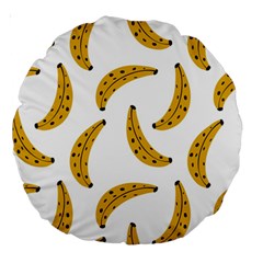 Banana Fruit Yellow Summer Large 18  Premium Round Cushions by Mariart