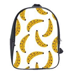 Banana Fruit Yellow Summer School Bag (xl) by Mariart