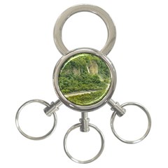 Amazonia Landscape, Banos, Ecuador 3-ring Key Chain by dflcprintsclothing