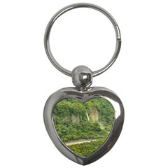 Amazonia Landscape, Banos, Ecuador Key Chain (heart) by dflcprintsclothing