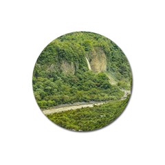 Amazonia Landscape, Banos, Ecuador Magnet 3  (round) by dflcprintsclothing