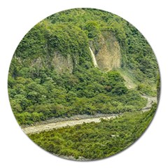 Amazonia Landscape, Banos, Ecuador Magnet 5  (round)