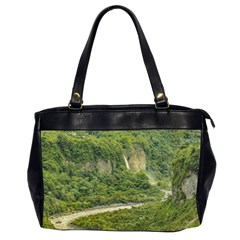 Amazonia Landscape, Banos, Ecuador Oversize Office Handbag (2 Sides) by dflcprintsclothing