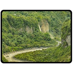 Amazonia Landscape, Banos, Ecuador Double Sided Fleece Blanket (large)  by dflcprintsclothing