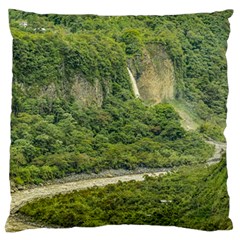 Amazonia Landscape, Banos, Ecuador Standard Flano Cushion Case (two Sides)