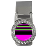 Disco Stripes Money Clips (CZ)  Front